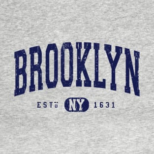 Brooklyn NY Distressed Retro Souvenir T-Shirt